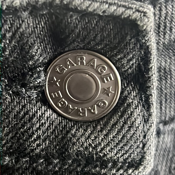 Garage | Medium | Black Denim | Overall Mini Dress| Western| Country|Rodeo - Picture 5 of 6